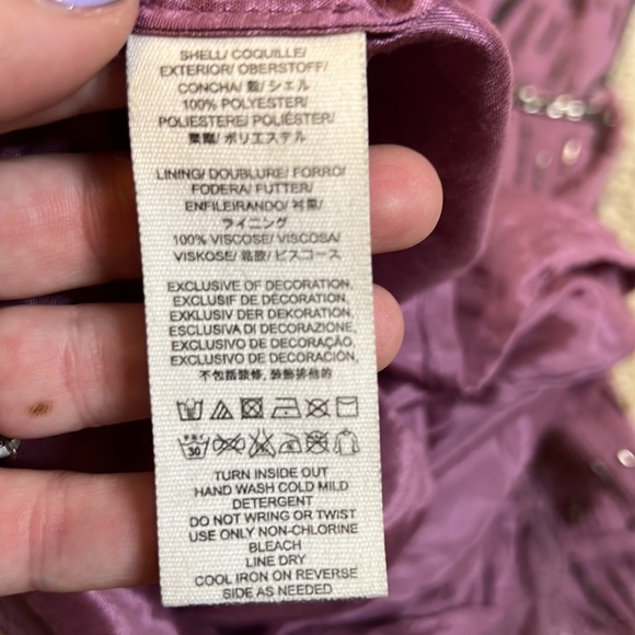 Free People Purple Romper with beading  Size M - Picture 9 of 14